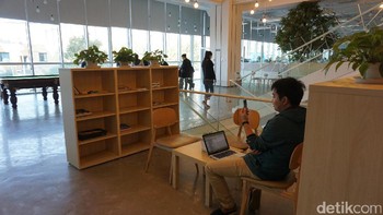 Dari total 8.000 karyawan, hampir sebagian besar diisi oleh tim customer service. Foto: detikINET/Muhammad Alif Goenawan
