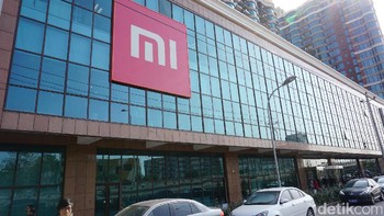 Gedung kantor Xiaomi terletak di distrik Haidian, Zhongguancun, Beijing, China. Foto: detikINET/Muhammad Alif Goenawan
