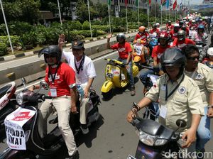 Pemotor Masuk ke Jalan MH Thamrin saat Pawai Pilgub DKI, Ini Kata Polisi