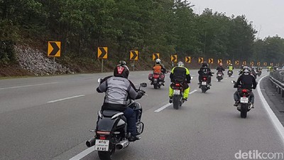 Seronoknya! Motor Masuk Tol Bisa Gratis di Malaysia