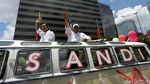 Begini Gaya Cagub-Cawagub DKI Pawai Kampanye Damai