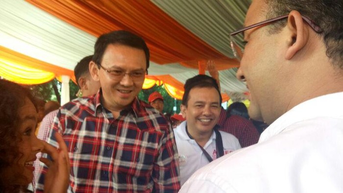 Anak Anies dengan Agus dan Ahok