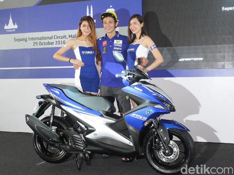 Valentino Rossi Luncurkan Yamaha Aerox