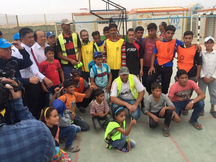 Ketika Tim KBRI Bertanding Bola dengan Pengungsi di Yordania