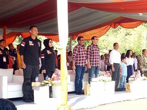 Deklarasi Kampanye Damai Dimulai, Sandiaga Uno Tidak Tampak di Lokasi