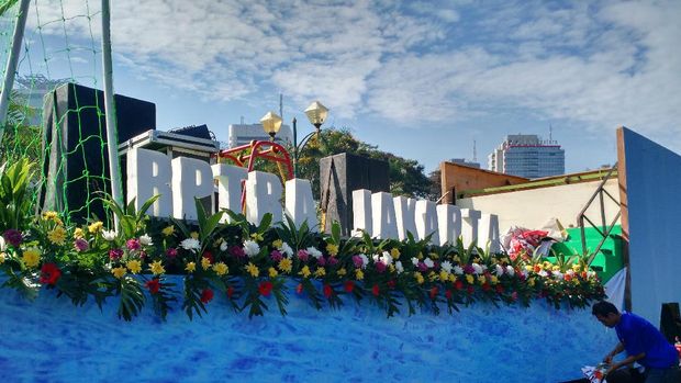 Bermotif Kotak-kotak, Ini Mobil Pawai yang Akan Dinaiki Ahok-Djarot