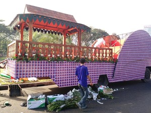 Bermotif Kotak-kotak, Ini Mobil Pawai yang Akan Dinaiki Ahok-Djarot