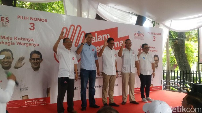 Anies-Sandi Kenalkan Dewan Pakar dan Juru Bicara Pemenangan