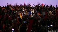 Cagub Agus menyampaikan 10 program kampanye yang ia usung bersama cawagub Sylvi.