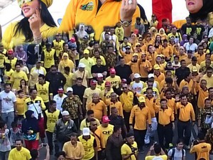 100.000 Massa Awali Kebangkitan Golkar di Indonesia Timur