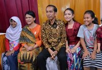 Saat Jokowi  dan Iriana Hadiri Pernikahan  Anak  Pelayan 