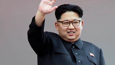 Foto: Penampilan Kim Jong Un dengan Gaya Rambut Ambisius