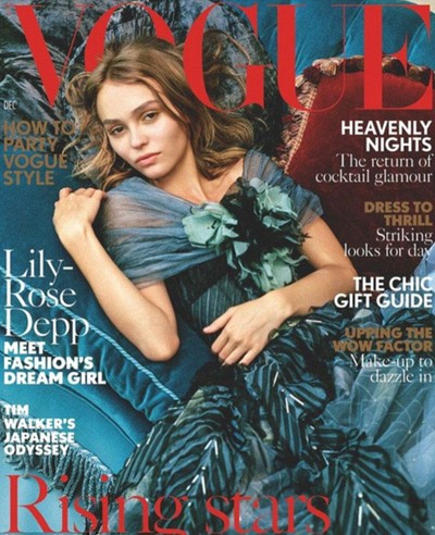 Cantiknya Lily Rose Putri Johnny Depp Tampil Perdana Di Cover Vogue