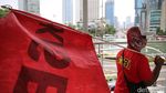 Demo Buruh Susuri Thamrin