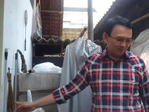 Ahok Sapa Anak Berkebutuhan Khusus di Ciganjur