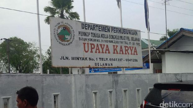 Polisi Amankan Lokasi OTT Pungli Oknum Koperasi Pelabuhan Belawan