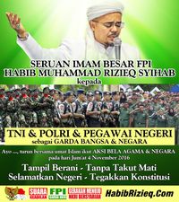 Habib Rizieq Minta Sekolah Dan Kantor Beri Libur Untuk Aksi Demo 4