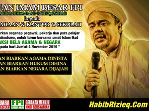 Habib Rizieq Ajak PNS Ikut Demo 4 November, Plt Gubernur DKI: PNS Netral