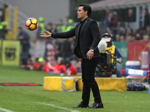 Montella Puas Usai Milan Menangi Laga Sulit