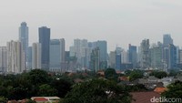 Ini penampakan sejumlah gedung di Jakarta pada Senin (31/10/2016).