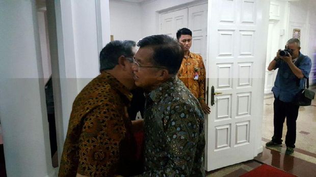 SBY Tiba di Kediaman JK, Pertemuan Berlangsung Tertutup