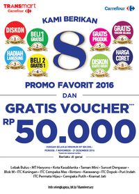 Pesta Promo Terheboh Peringati 18 Tahun Transmart Carrefour 