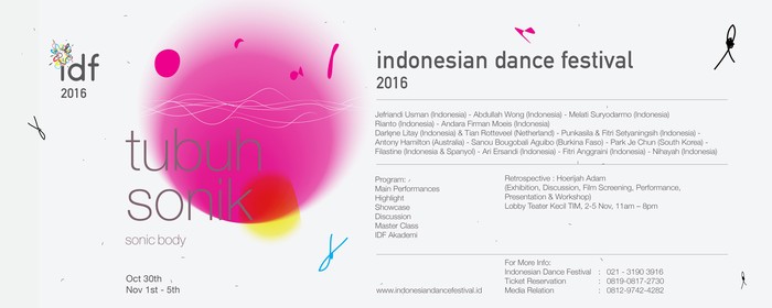 Ada Apa Saja di Indonesian Dance Festival 2016?
