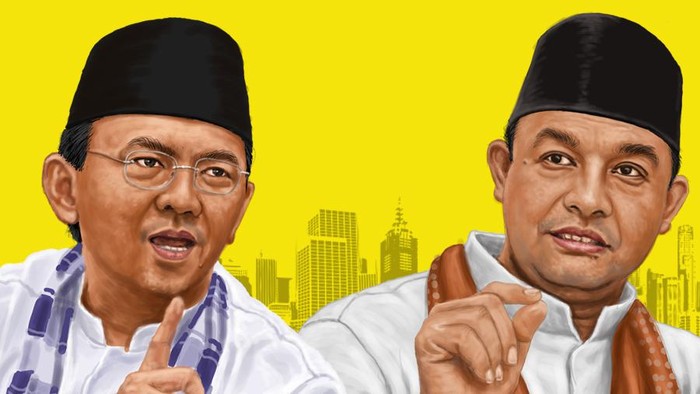 Saling Balas Ahok dan Anies soal Open Governance