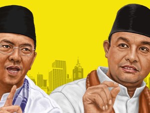 Saling Balas Ahok dan Anies soal Open Governance
