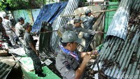 Tidak ada perlawanan dari warga yang ditertibkan.