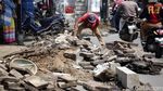 Trotoar Jalan Dewi Sartika Diperlebar