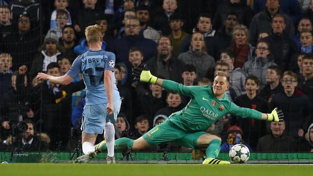 Marc Andre Ter Stegen dikabarkan berniat hengkang dari Barcelona.