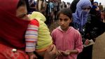 Potret Kesedihan Pengungsi di Mosul
