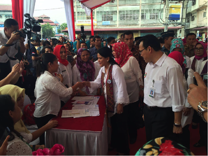 OASE, BPJS Kesehatan dan Dinkes Medan, Jemput Bola Periksa IVA di Komunitas Pasar