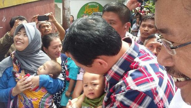 Ahok di Pejaten Timur 