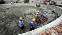 Proses pembangunan PLTA ini telah mencapai 15 persen.