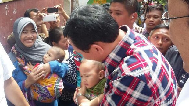 Puluhan Polisi Amankan Blusukan Ahok di Pejaten