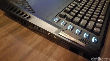 beralih ke kartu grafis, tak tanggung-tanggung Predator 21 X menyodorkan Nvidia GeForce GTX 1080 GTX dengan kapasitas VRAM GDDR5 sebesar 8 GB. Tak hanya satu, tapi dua sekaligus yang terhubung melalui teknologi SLi andalan Nvidia. Foto: yud/detikINET