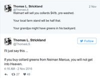 Di Supermarket Ini Ada Sayuran Collar Green Seharga Rp.800.000, Mau Beli?