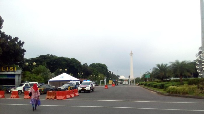 Begini Suasana di Sekitaran Monas Jelang Demo 4 November
