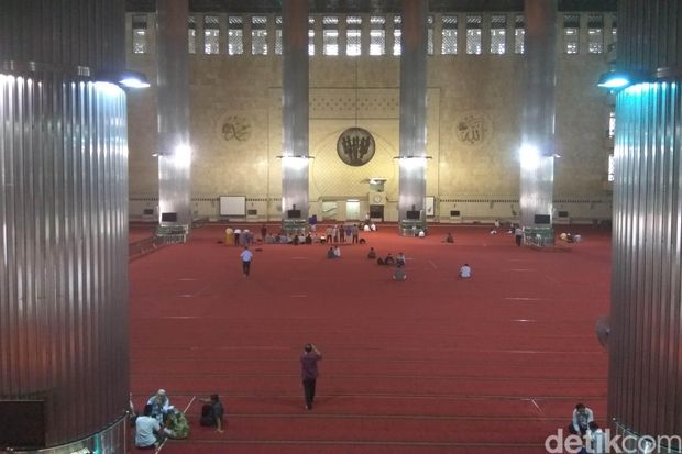 Begini Suasana Istiqlal Sehari Jelang Demo 4 November, #JakartakuDamai 