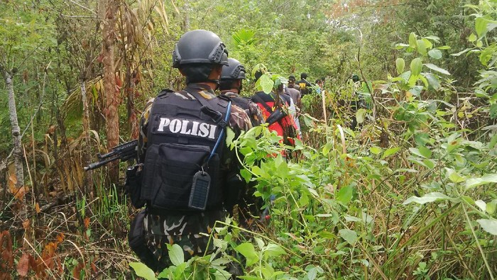 Pasukan Gabungan Bersenjata Cari Ladang Ganja di Aceh