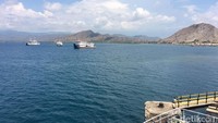 Dari Pelabuhan Kayangan menuju Pelabuhan Poto Tano di Sumbawa memakan waktu sekitar 1,5-2 jam. Perjalanan akan ditempuh dengan kapal ferry (Masaul/detikTravel)