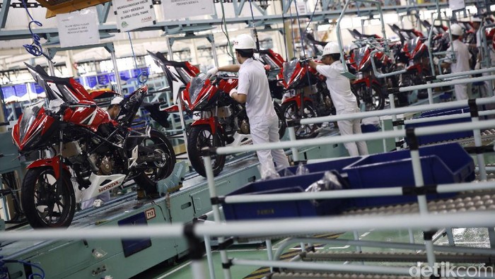 PT Astra Honda Motor (AHM) mulai memproduksi motor sport terbaru All New Honda CBR250RR di pabrik AHM plant 4 Karawang, Jawa Barat.