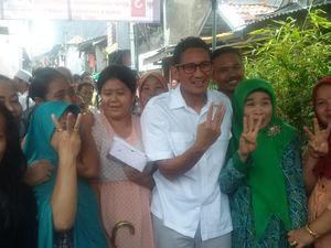 Sandiaga Berharap Ibu-ibu Jadi Basis Militan Kemenangannya
