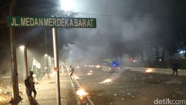 Sudah Kondusif, Begini Penampakan di Sekitar Istana Merdeka