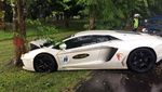 Ini Penampakan Lamborghini Raffi Ahmad Yang Ringsek