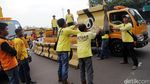 Jalan Medan Merdeka Barat ke Patung Kuda Ditutup