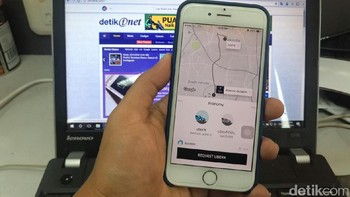 15. Uber: Pionir dari platform ride sharing dunia ini merupakan pemain cukup besar di Indonesia selain Go-Jek dan Grab. Foto: detikINET/afr