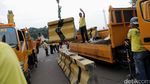 Jalan Medan Merdeka Barat ke Patung Kuda Ditutup